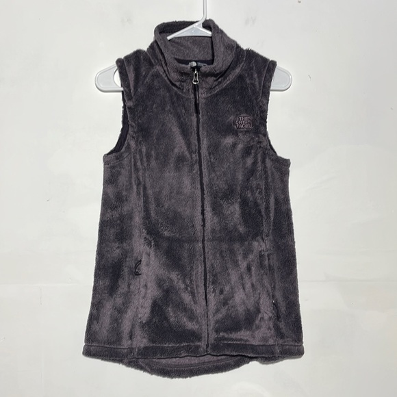 The North Face Ashen Purple Osito Furry Fuzzy Vest Size Small - Picture 2 of 8